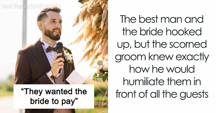 Bride Cheats With Best Man, Groom Says Nothing Until He Has A Microphone And Room Full Of Witnesses