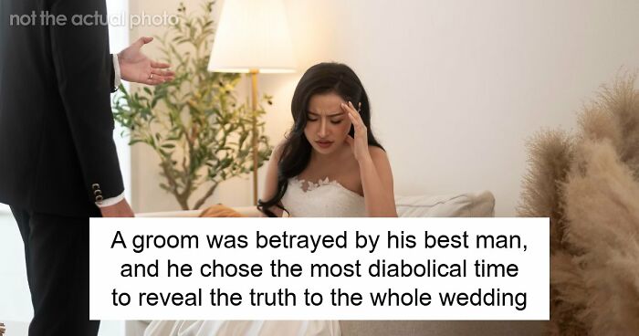 Bride Cheats With Best Man, Groom Says Nothing Until He Has A Microphone And Room Full Of Witnesses