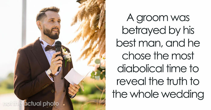 Bride Cheats With Best Man, Groom Says Nothing Until He Has A Microphone And Room Full Of Witnesses