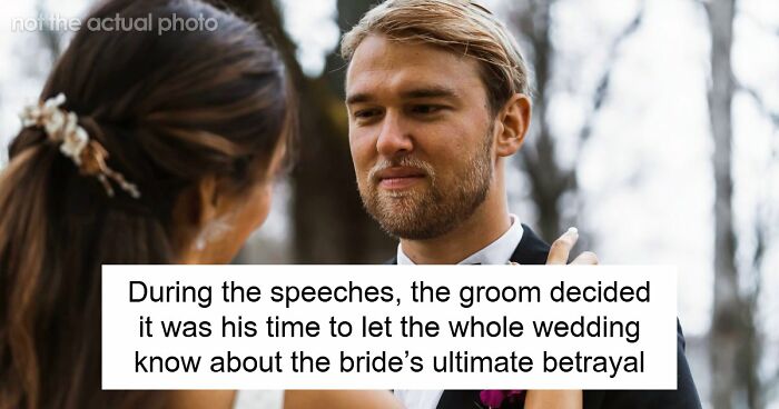 Bride Cheats With Best Man, Groom Says Nothing Until He Has A Microphone And Room Full Of Witnesses
