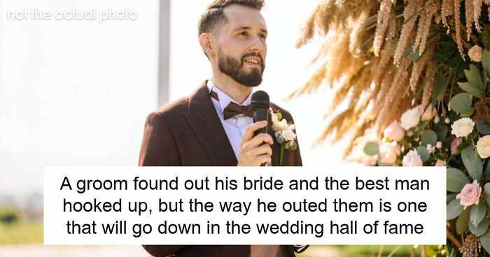 Bride Cheats With Best Man, Groom Says Nothing Until He Has A Microphone And Room Full Of Witnesses