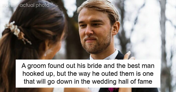 Bride Cheats With Best Man, Groom Says Nothing Until He Has A Microphone And Room Full Of Witnesses