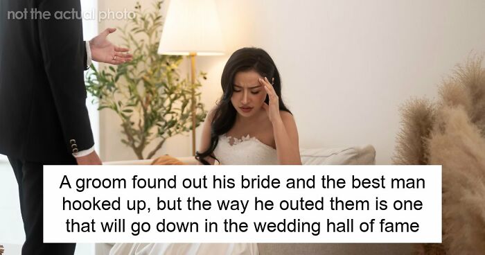 Bride Cheats With Best Man, Groom Says Nothing Until He Has A Microphone And Room Full Of Witnesses