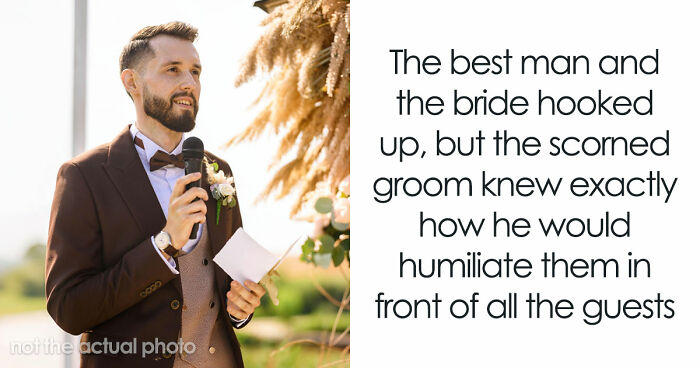 Bride Cheats With Best Man, Groom Says Nothing Until He Has A Microphone And Room Full Of Witnesses