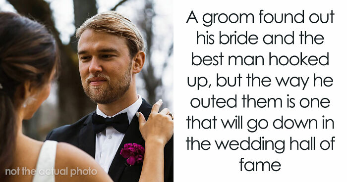 Bride Cheats With Best Man, Groom Says Nothing Until He Has A Microphone And Room Full Of Witnesses