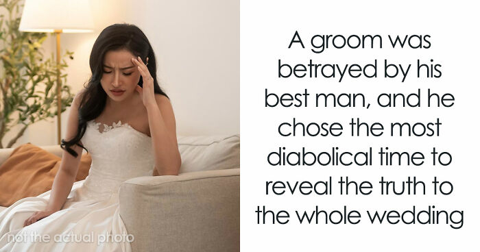 Bride Cheats With Best Man, Groom Says Nothing Until He Has A Microphone And Room Full Of Witnesses
