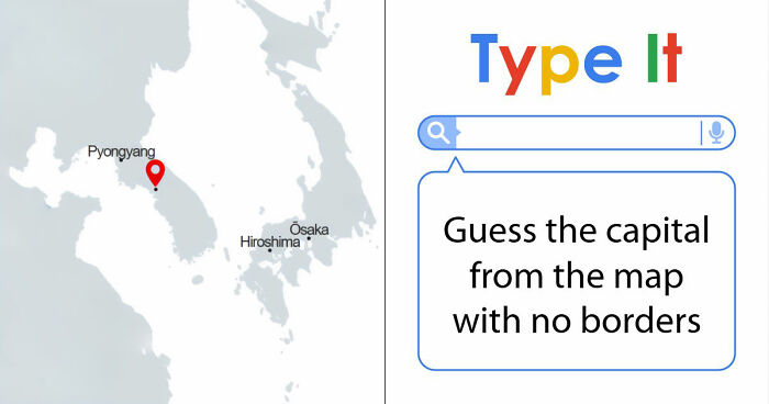 “Is Your Geography IQ Above Average?”: Name 18 World Capitals From Their Borderless Maps