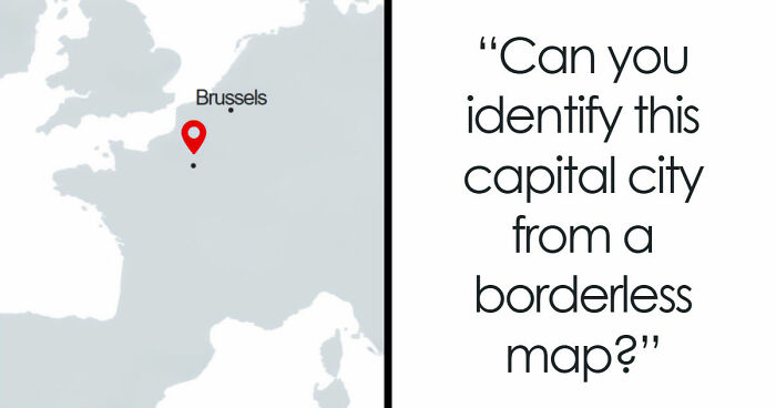 “Is Your Geography IQ Above Average?”: Name 18 World Capitals From Their Borderless Maps