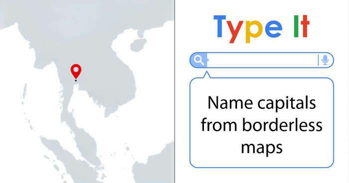 “Is Your Geography IQ Above Average?”: Name 18 World Capitals From Their Borderless Maps