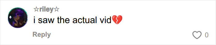 Screenshot of a guest comment about Bonnie Blue's baby shower: i saw the actual vid 💔. Exposing the hideous timeline.