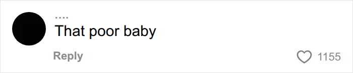 A comment stating 'That poor baby', in response to the revealed secrets of Bonnie Blue's baby shower timeline.