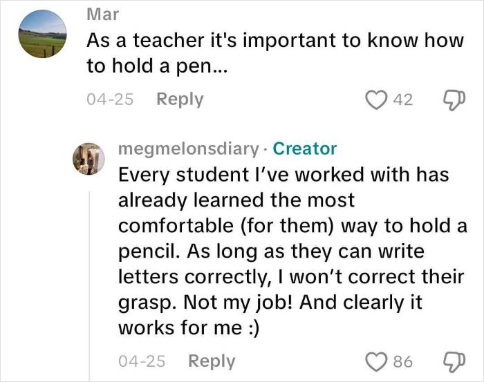 Teacher Learns Something About Herself After Student Points One Thing Out