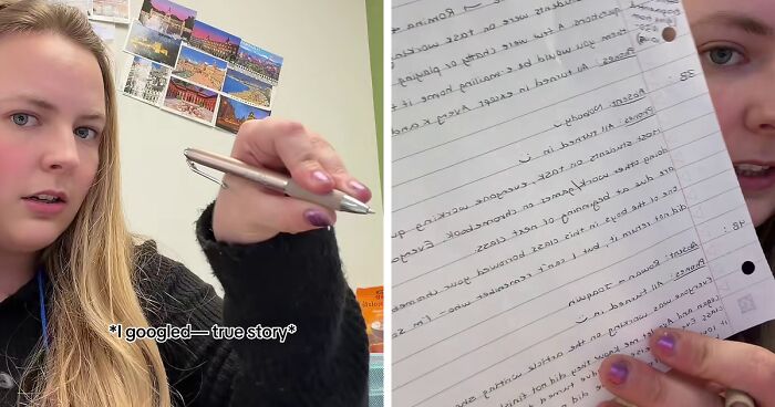 Teacher Learns Something About Herself After Student Points One Thing Out