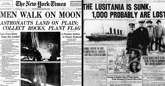 “Men Walk On Moon”: 57 Historical Newspaper Headlines And Photos That Ended Up On The Front Pages