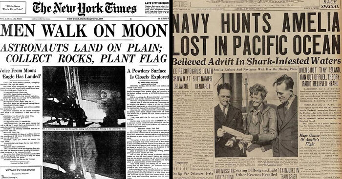 “Men Walk On Moon”: 57 Historical Newspaper Headlines And Photos That Ended Up On The Front Pages