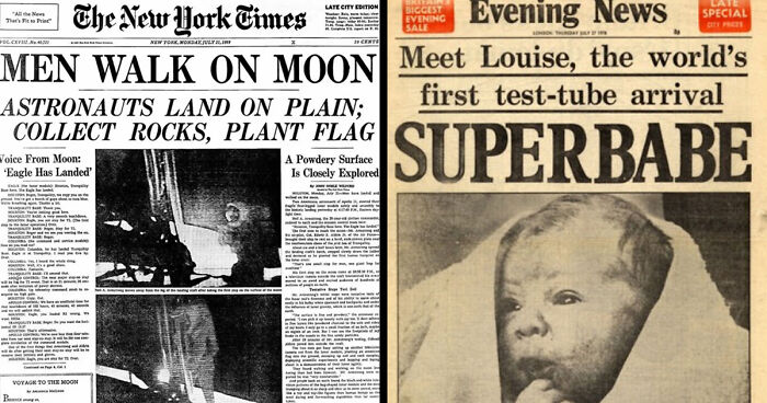 “Men Walk On Moon”: 57 Historical Newspaper Headlines And Photos That Ended Up On The Front Pages