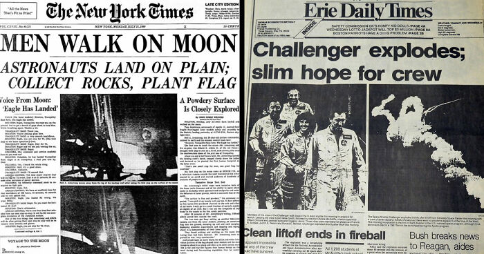 “Men Walk On Moon”: 57 Historical Newspaper Headlines And Photos That Ended Up On The Front Pages