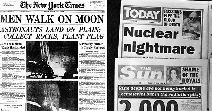 “Men Walk On Moon”: 57 Historical Newspaper Headlines And Photos That Ended Up On The Front Pages