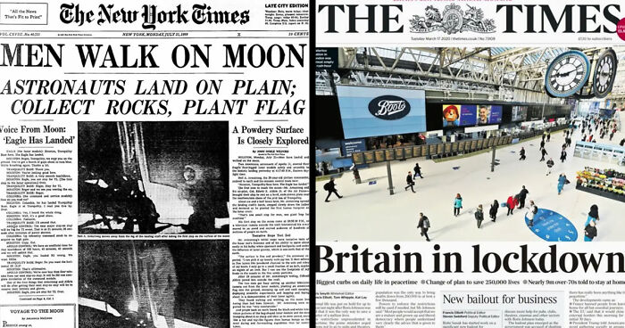 “Men Walk On Moon”: 57 Historical Newspaper Headlines And Photos That Ended Up On The Front Pages