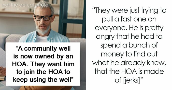 Man Threatened To Lose Access To Water If He Didn’t Join The HOA, Finds Out It’s A Scam