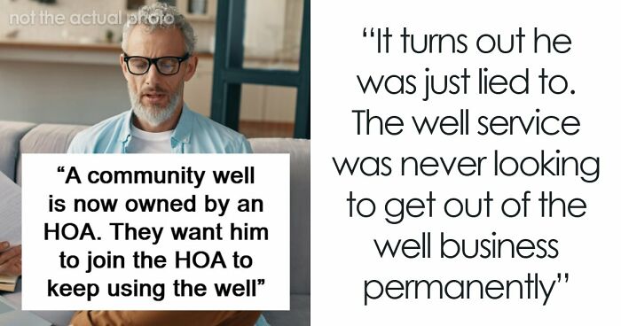 Man Threatened To Lose Access To Water If He Didn’t Join The HOA, Finds Out It’s A Scam