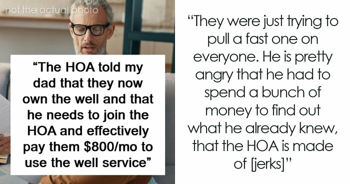 Man Threatened To Lose Access To Water If He Didn’t Join The HOA, Finds Out It’s A Scam