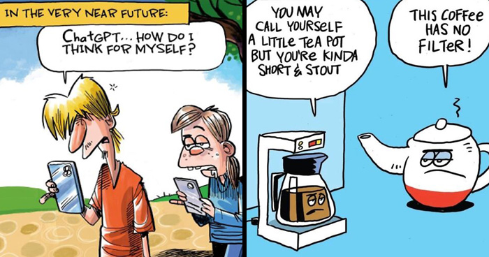 30 Clever Comics By Dave Whamond That Perfectly Capture Human Nature