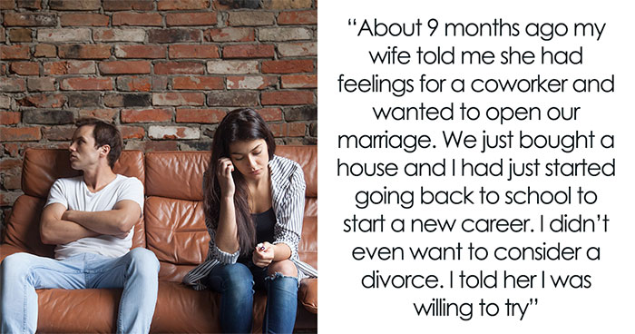 Guy Agrees To Open Marriage To Avoid Divorce, Regrets It As It Starts Eating Him Up Every Day