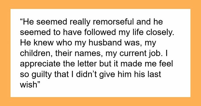 Woman Refuses Terminally Ill Ex’s Final Wish, Later Learns He Left Her His Apartment And €1.3M