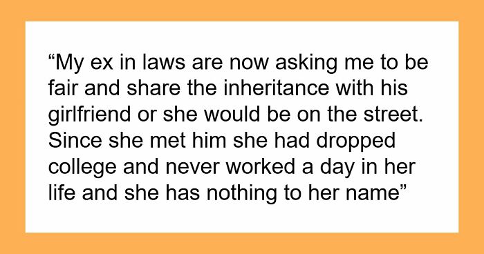 Guy’s Final Apology Comes With €1.3M Inheritance, Shocked Ex Wonders If She Owes His GF Anything