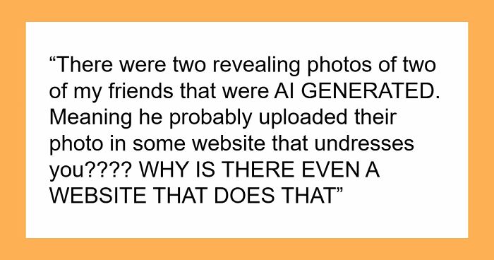 Few Months Into Marriage, 22YO Finds Creepy AI Pics Hubby Made Of Her Friends, He Plays Victim