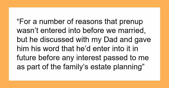 “Gave Him His Word”: Guy Won’t Sign Postnup Despite Keeping $900K House, Wife Loses It