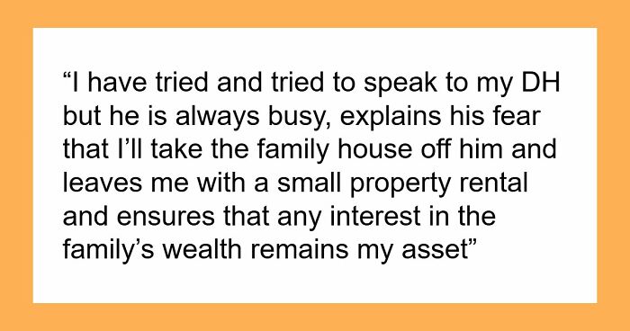 “Gave Him His Word”: Guy Won’t Sign Postnup Despite Keeping $900K House, Wife Loses It