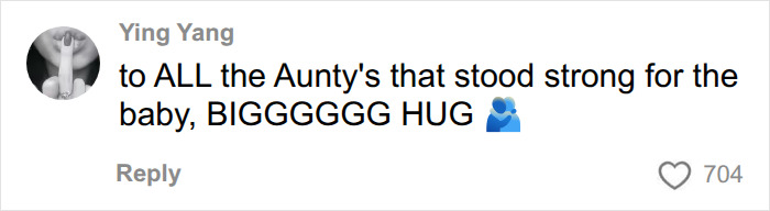 Comment appreciating supporters of baby left in hot car Comment appreciating supporters of baby left in hot car