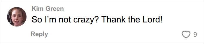 Social media comment about brain fog and reassurance Social media comment about brain fog and reassurance