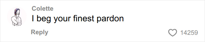 Comment politely requesting pardon in surgeon amputation discussion Comment politely requesting pardon in surgeon amputation discussion