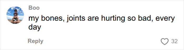 Comment about bones and joints hurting daily in postmenopausal women Comment about bones and joints hurting daily in postmenopausal women