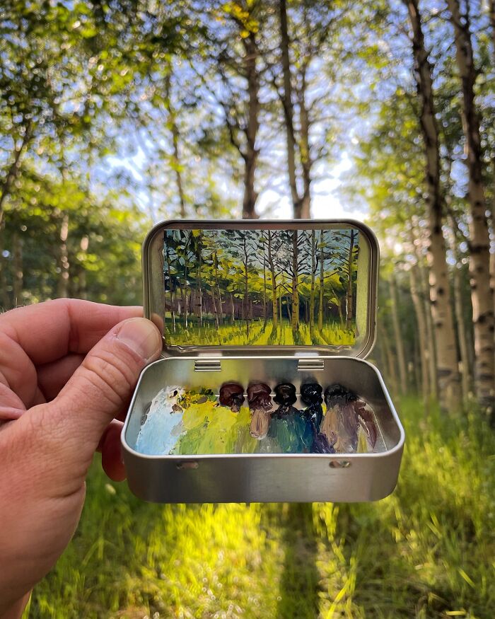 50 Pocket-Sized Masterpieces By This Artist That Paints In Altoid Tins (New Pics)