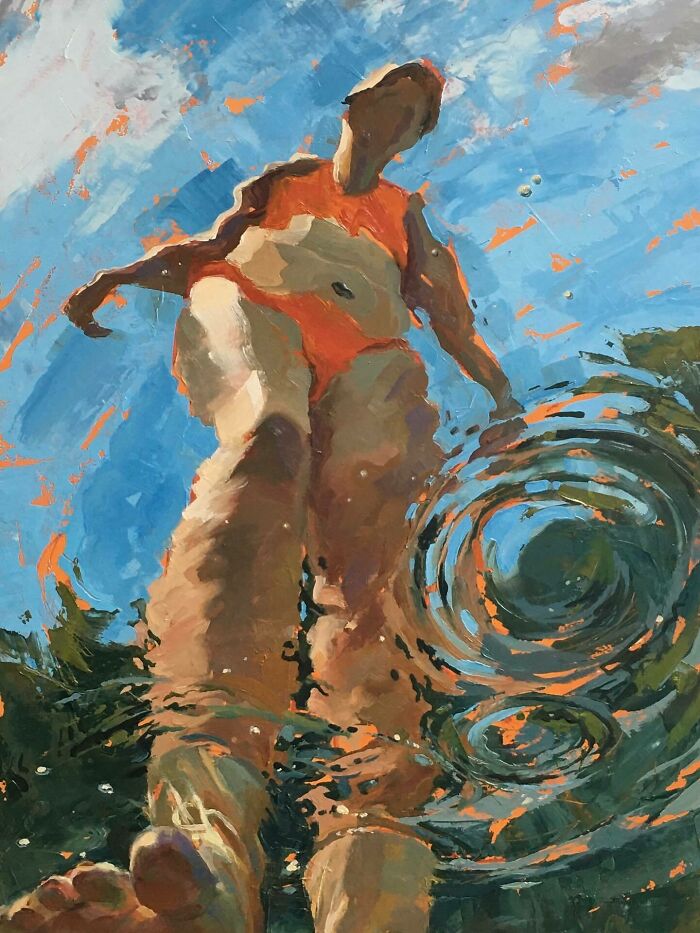 Mesmerizing Water Sunlight Oil Paintings Michele Poirier Mozzone