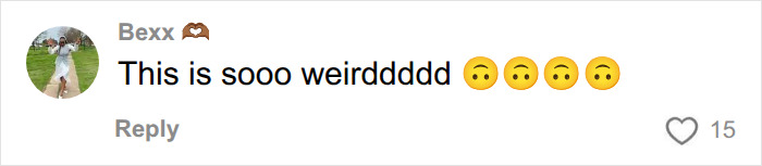 Comment calling the surgeon story very weird with emojis Comment calling the surgeon story very weird with emojis