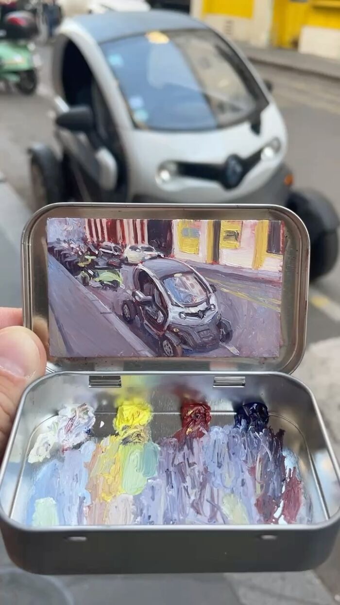 50 Pocket-Sized Masterpieces By This Artist That Paints In Altoid Tins (New Pics)