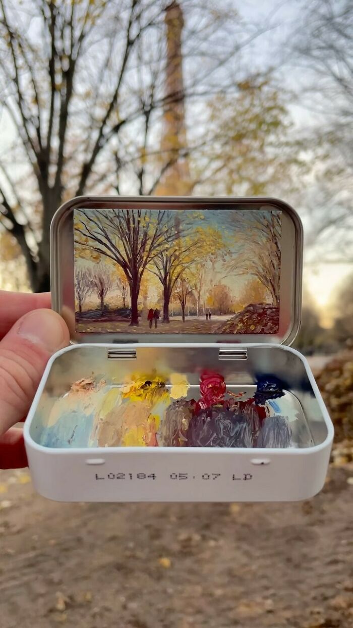 50 Pocket-Sized Masterpieces By This Artist That Paints In Altoid Tins (New Pics)