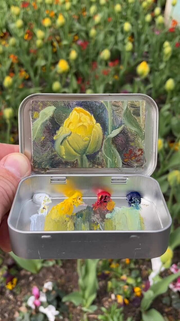 50 Pocket-Sized Masterpieces By This Artist That Paints In Altoid Tins (New Pics)