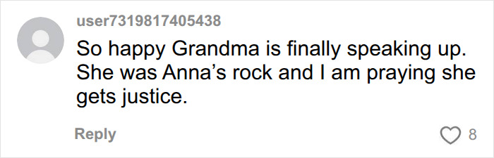 Comment supporting grandma speaking up in Anna Kepner case Comment supporting grandma speaking up in Anna Kepner case