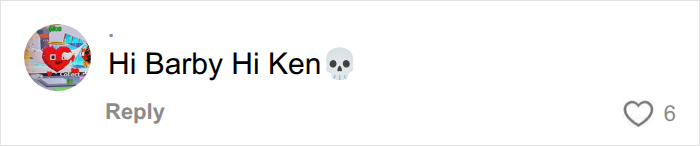 A social media comment referencing Barbie and Ken, humorously hinting at the Norwegian soccer star's hair. A social media comment referencing Barbie and Ken, humorously hinting at the Norwegian soccer star's hair.