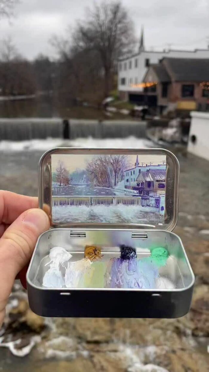 50 Pocket-Sized Masterpieces By This Artist That Paints In Altoid Tins (New Pics)