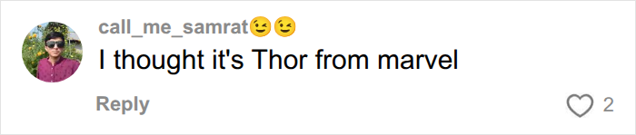 A social media comment comparing the Norwegian soccer star's hair to Thor from Marvel, adding to the hilarious comparisons. A social media comment comparing the Norwegian soccer star's hair to Thor from Marvel, adding to the hilarious comparisons.