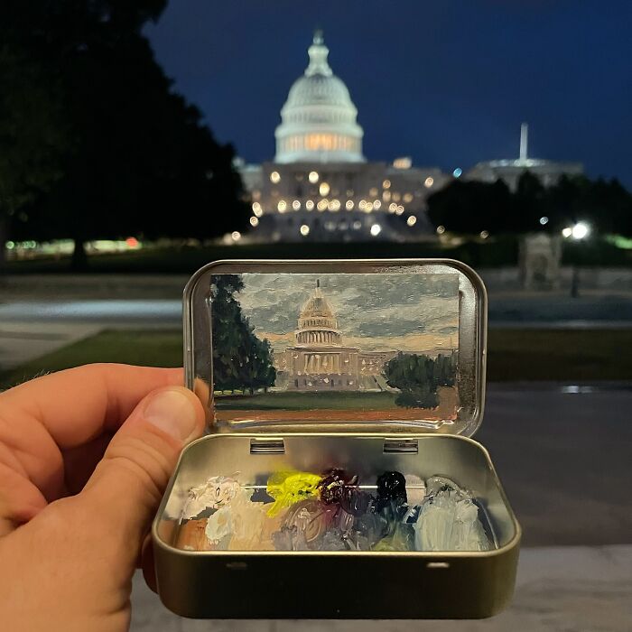 50 Pocket-Sized Masterpieces By This Artist That Paints In Altoid Tins (New Pics)