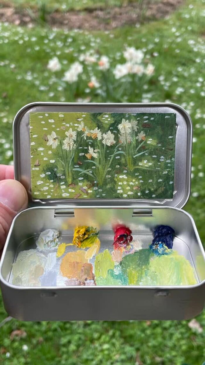 50 Pocket-Sized Masterpieces By This Artist That Paints In Altoid Tins (New Pics)