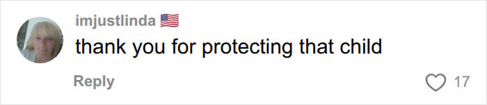 Comment thanking woman for protecting child left in hot car Comment thanking woman for protecting child left in hot car